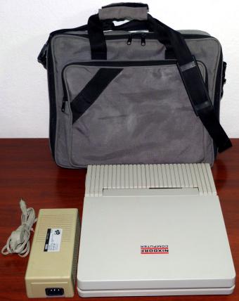 Nixdorf Computer Model: 8810 M15 Laptop, SuperTwist LCD, 80286 10MHz CPU, 640KB RAM, 2x 3.5
