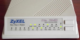 ZyXEL Elite 2864ID ISDN V34 Voice Fax-Modem