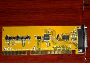 Sunnix 4001 Ver. 8.0 Parallel Port Card FCC-ID: H9MSUN6311 SUN1688CJ44 ISA 1999