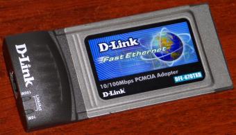 D-Link DFE-670TXD Fast Ethernet 10/100Mpbs PC-Card PCMCIA Adapter