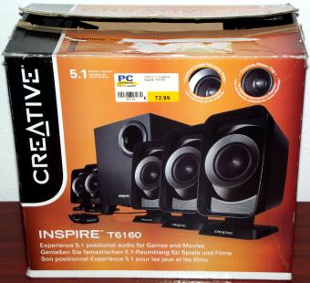 Creative Inspire T6160 Boxen 5.1 Surroundklang Speaker System