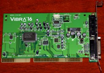 Creative SoundBlaster Vibra 16 Model (CT4180) CT2505 ISA 1997