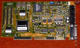 Packard Bell Sound Galaxy Nova 16 Extra FCC-ID: MMSN811 Yamaha YMF262-M Crystal CS4231-KL ISA Singapore 1994