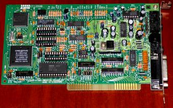 Creative SoundBlaster 2.0 (CT1350B) FM-Synthesizer Yamaha YM3812 (OPL2 ) CT 1336A XT-Bus Model-No: CT-1350A FCC-ID: IBACT-SB2 Labs Technology 1991