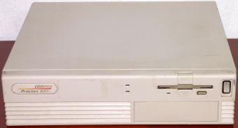 Compaq ProLinea 3/25s Computer Series 3060, Intel i386-SX 25MHz CPU, 4x RAM Roadrunner Mainboard, WDC OnBoard-Grafik, FCC-ID: CNT75MBF4 UK 1992