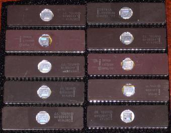 10x Intel D8741A EPROMs 1977
