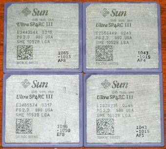 Sun UltraSPARC III SME 1052B (Cheetah+) 1015MHz CPU 1999