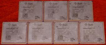 7x Sun UltraSPARC IV 1350MHz CPUs D4315557 0510 PG 3.1 980 USA SME 1167A LGA 1164 1350L LC1 2002