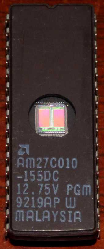 AMD AM27C010 12.75V PGM 1 Megabit (128K x 8-Bit) CMOS EPROM Malaysia 1997