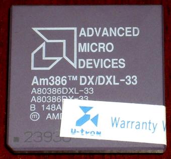 AMD Am386DX/DXL 33 CPU