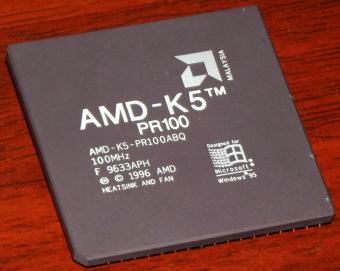 AMD K5 100MHz CPU AMD-K5-PR100ABQ, 1996