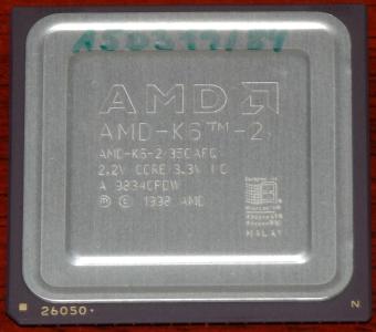 AMD K6-2 350MHz AFQ CPU 1992