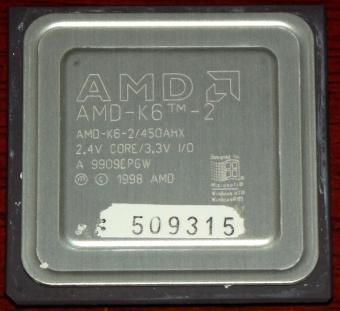 AMD K6-2 450AHX CPU 1998