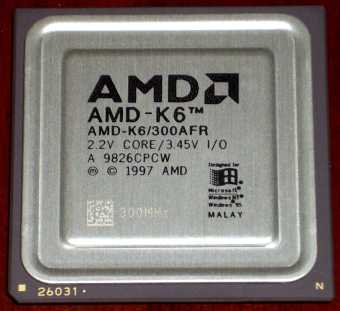 AMD K6 300AFR CPU 1997