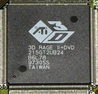 ATI 3D Rage II +DVD GPU