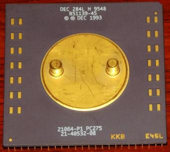 DEC Alpha AXP 275MHz CPU, KKB E45L 21064-P1, 21-40532-08, C-PGA 431, digital 1993