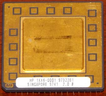 HP 7200 PA-RISC PCX-T (Thunderbird) 120MHz CPU 1XX6-0001 973228t CPGA-431 Goldcap Singapore 1997