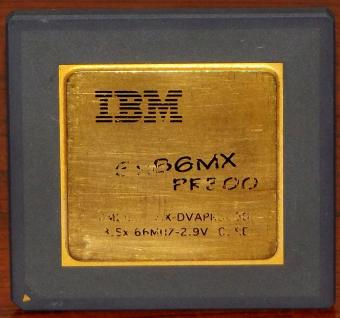 IBM 6x86MX PR300 CPU 233MHz 3.5x66MHz 2.9V IBM26x86MX-DVAPR300 Goldcap cPGA-296 Sockel-7 Cyrix 1998