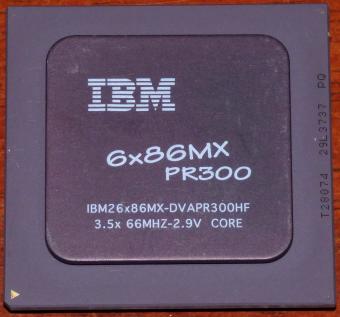 IBM 6x86MX PR300 CPU IBM26x86MX-DVAPR300HF Cyrix 1995-1998 USA