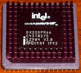 Intel 486er Overdrive DX20DPR66 sSpec: SZ904 CPU 1992