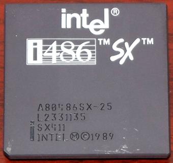 Intel 486SX 25 MHz CPU sSpec: SX411