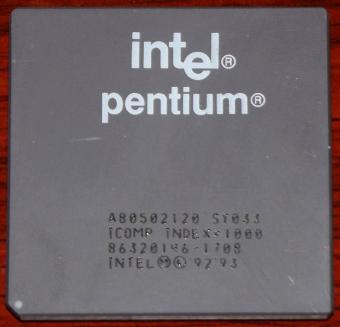 Intel Pentium 120MHz CPU sSpec: SY033