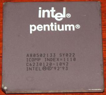 Intel Pentium 133MHz CPU  sSpec: SY022