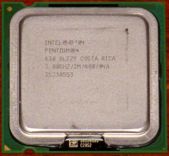 Intel Pentium 4 630 3.00GHz 2M 800M CPU sSpec: SL7Z9 (Prescott-2M) Socket 775 Costa Rica 2006