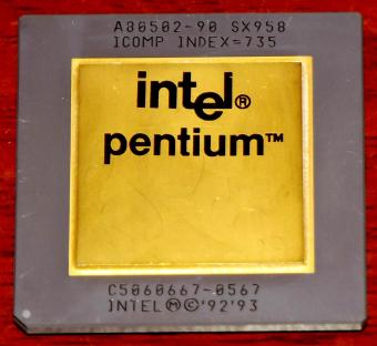Intel Pentium 90 SX958 CPU
