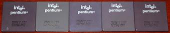 Intel Pentium Collection 133-166MHz CPUs