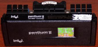 Intel Pentium II 233MHz CPU (Klamath) with MMX technology sSpec: SL2HF 80522PX233512EC mit Lüftersteuerung Philippines 1998