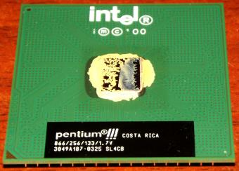 Intel Pentium III (Coppermine) 866MHz CPU sSpec: SL4CB, Socket-370, 2000