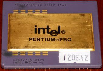 Intel Pentium Pro 180MHz CPU 256K, KB80521EX180 sSpec: SY012 Malay 1994