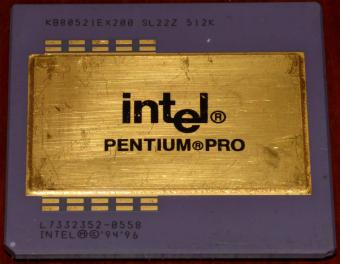 Intel Pentium Pro 200MHz CPU 512K Cache, KB8052IEX200 sSpec: SL22Z Malay 1994-1996