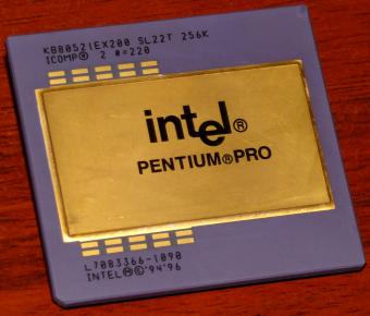 Intel Pentium Pro 200MHz CPU KB8052IEX200 sSpec: SL22T IComp 2=220 Malay 1995