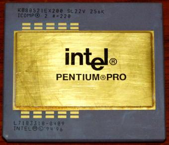 Intel Pentium Pro 200Mhz CPU 256K sSpec: SL22V