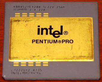 Intel Pentium Pro 200Mhz CPU sSpec: SL22V KB80521EX200 256kb L2-Cache Compaq 1995