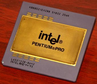 Intel Pentium Pro KB80521EX200 (SY032) 256k Goldcap CPU Malay 1994