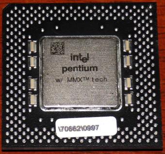 Intel Pentium 166MHz CPU w/ MMX tech FV80503166 sSpec: SL27H 2.8V 1995