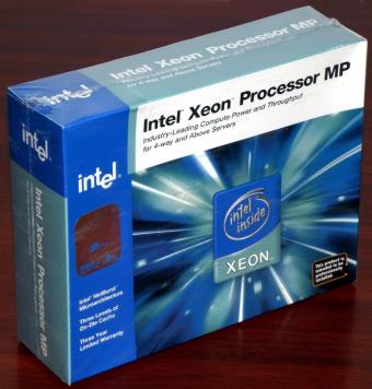 Intel Xeon Processor MP 2GHz CPU (Gallatin-2048) sSpec: SL6KD, 2MB Cache, 400MHz FSB, 130nm, Netburst, 603-pin micro-PGA kompatibel zu Sockel 604, Product Code: BX80532KC2000FSL6KD NM: 849876 2003