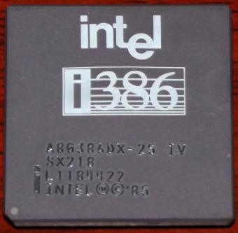 Intel i386 25MHz CPU sSpec: SX218 A80386DX-25 IV