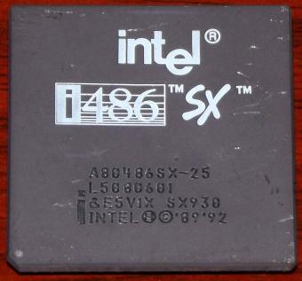 Intel i486 SX 25MHz CPU sSpec: SX930 A80486SX-25
