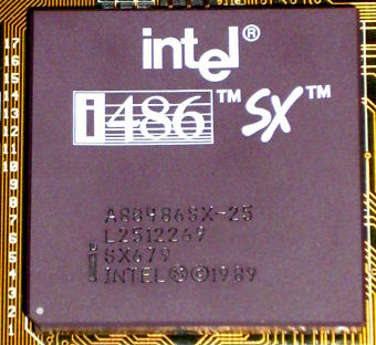 Intel i486SX-25 sSpec: SX679 CPU 1989