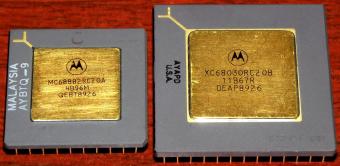 Motorola XC68030RC20B CPU und MC68882RC20A FPU (Koprozessor)