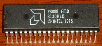 AMD P8088 CPU (813DHDL) 40-pin DIP Intel 1978