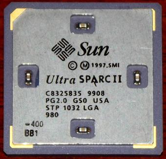 SUN UltraSparc-II 400MHz CPU 1997 mit Case