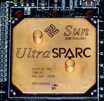 SUN UltraSPARC STP1030ABGA-200-E21 200MHz V9 CPU 1994