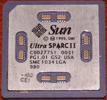 Sun UltraSparc II 450MHz CPU SME 1034 LGA 1999