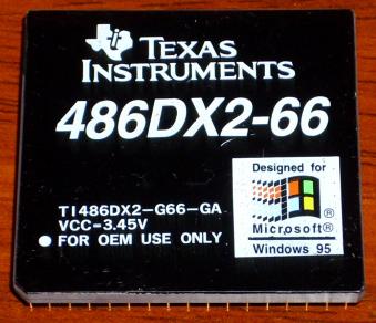 Texas Instruments 486DX2-66 Black CPU