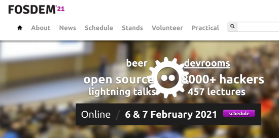FOSDEM 2021 FOSDEM 2021
